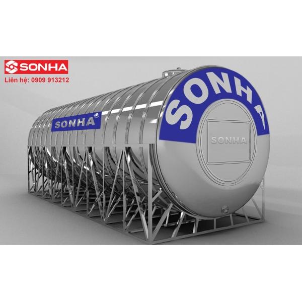 Bồn Nước Inox Sơn Hà 30000L Ngang