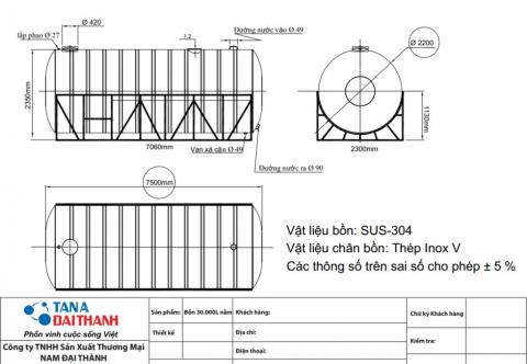 Những lưu ý về bồn nước inox Đại Thành 1000L cần phải biết