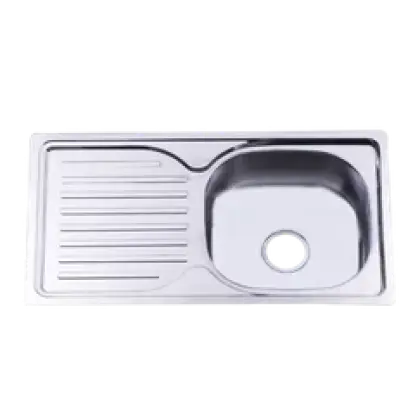 Chậu Rửa Chén Inox Hwata B1 Một Hộc, Một Cánh
