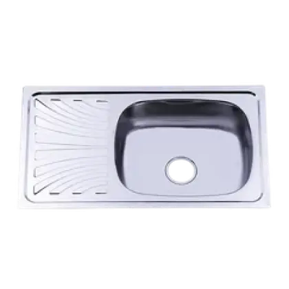Chậu Rửa Chén Inox Hwata B6 Một Hộc, Một Cánh