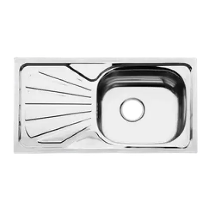 Chậu Rửa Chén Inox Hwata B7 Một Hộc, Một Cánh