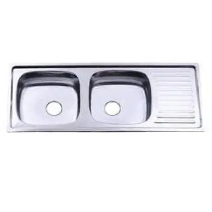 Chậu Rửa Chén Inox Hwata BDC3 Hai Hộc, Một Cánh