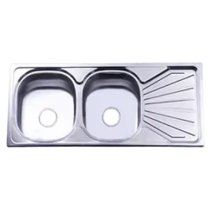 Chậu Rửa Chén Inox Hwata BDC6 Hai Hộc, Một Cánh