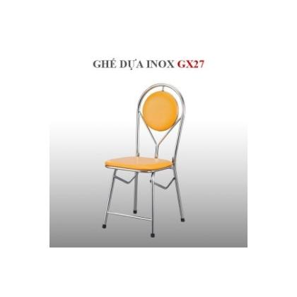 Ghế Dựa Inox Mặt Simili GX27
