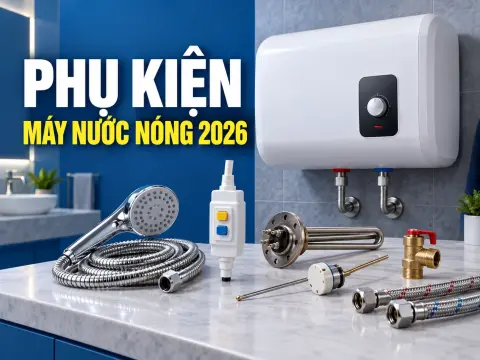 Phụ Kiện Máy Nước Nóng: Các Loại, Cách Chọn & Giá Thay 2026