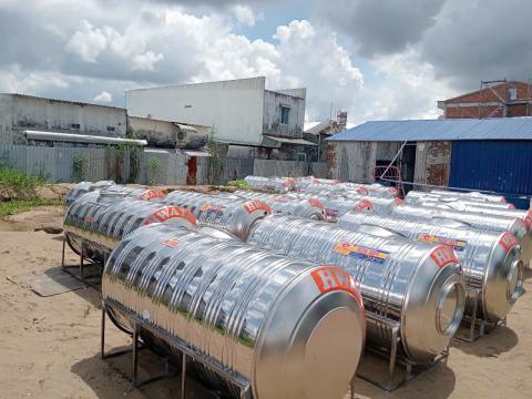 Bảng giá bồn nước inox Hwata đứng, ngang mới nhất 2026