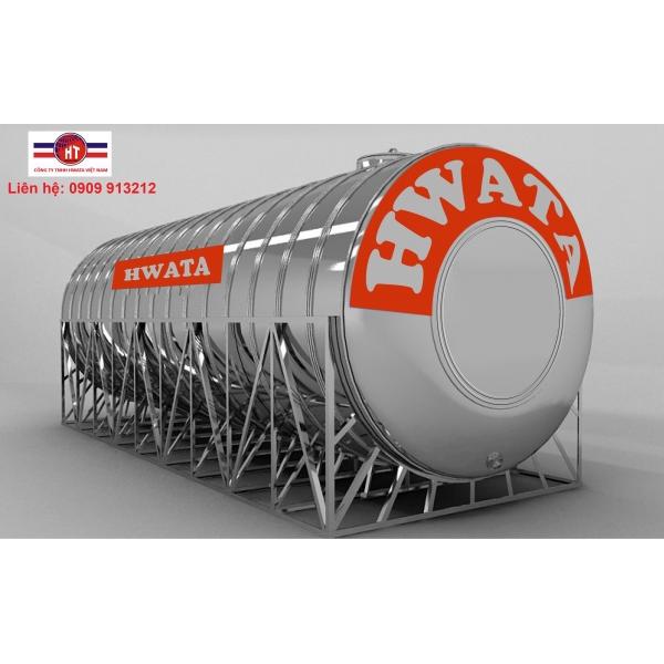 Bồn Nước Inox Hwata 10000L Ngang