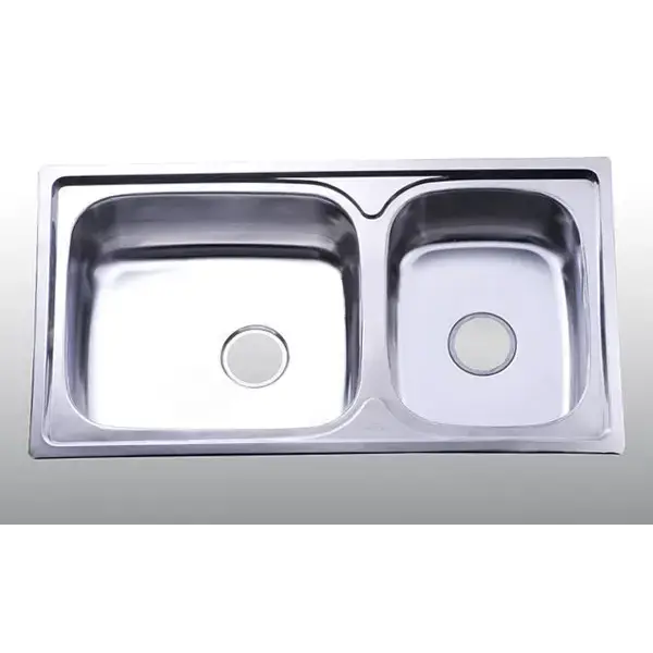 Chậu Rửa Chén Inox Hwata BD1 Hai Hộc