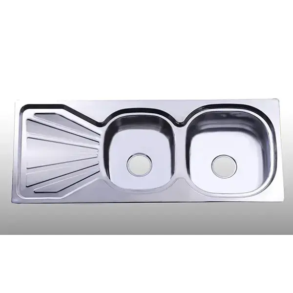 Chậu Rửa Chén Inox Hwata BDC5 Hai Hộc, Một Cánh