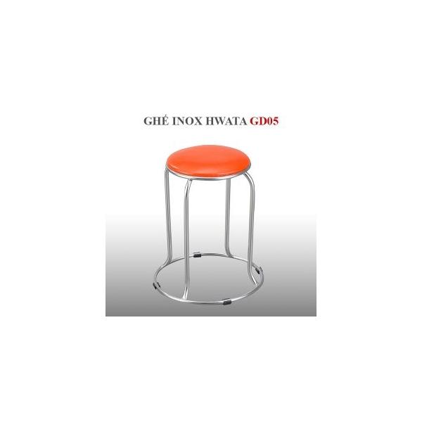 Ghế Đẩu Inox Mặt Simili GD05
