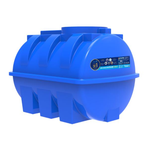 Bồn Nước Nhựa Đại Thành 1000L Ngang Gold