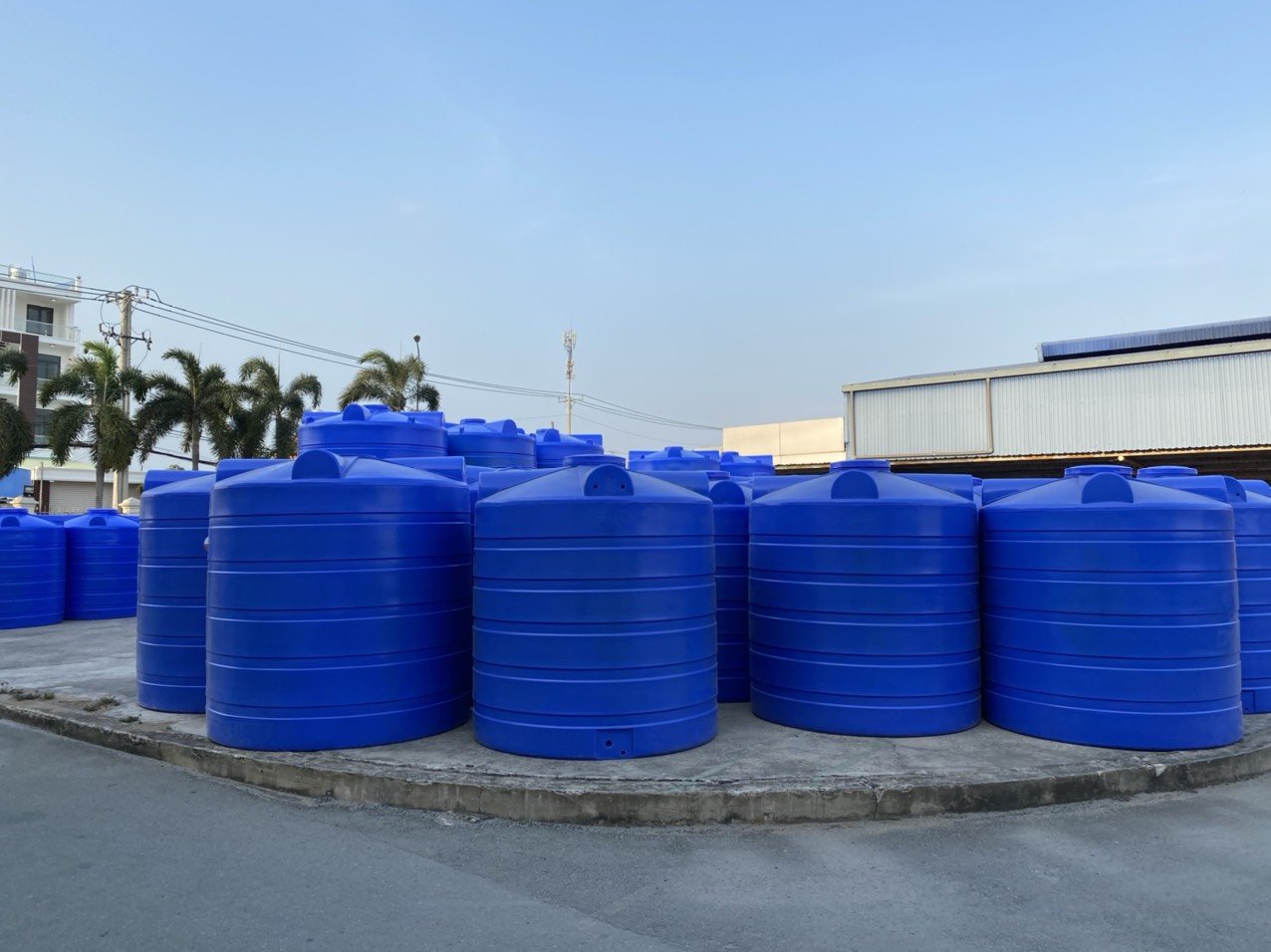phụ kiện bồn nước nhựa 10000L gồm phao van xả van tràn