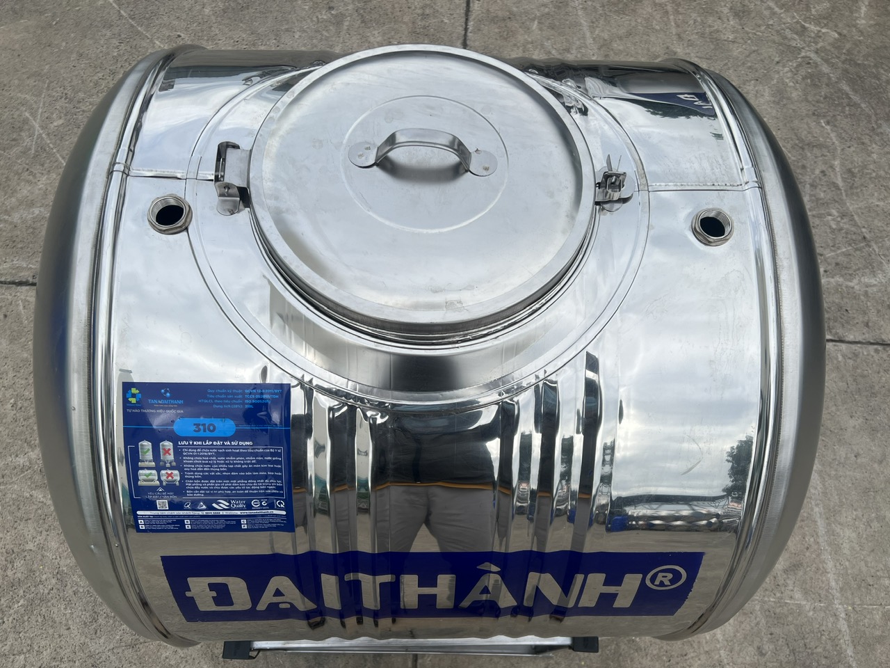 Nắp bồn nước inox 1000L cần đo đường kính trước khi mua Nắp bồn nước inox 1000L cần đo đường kính trước khi mua