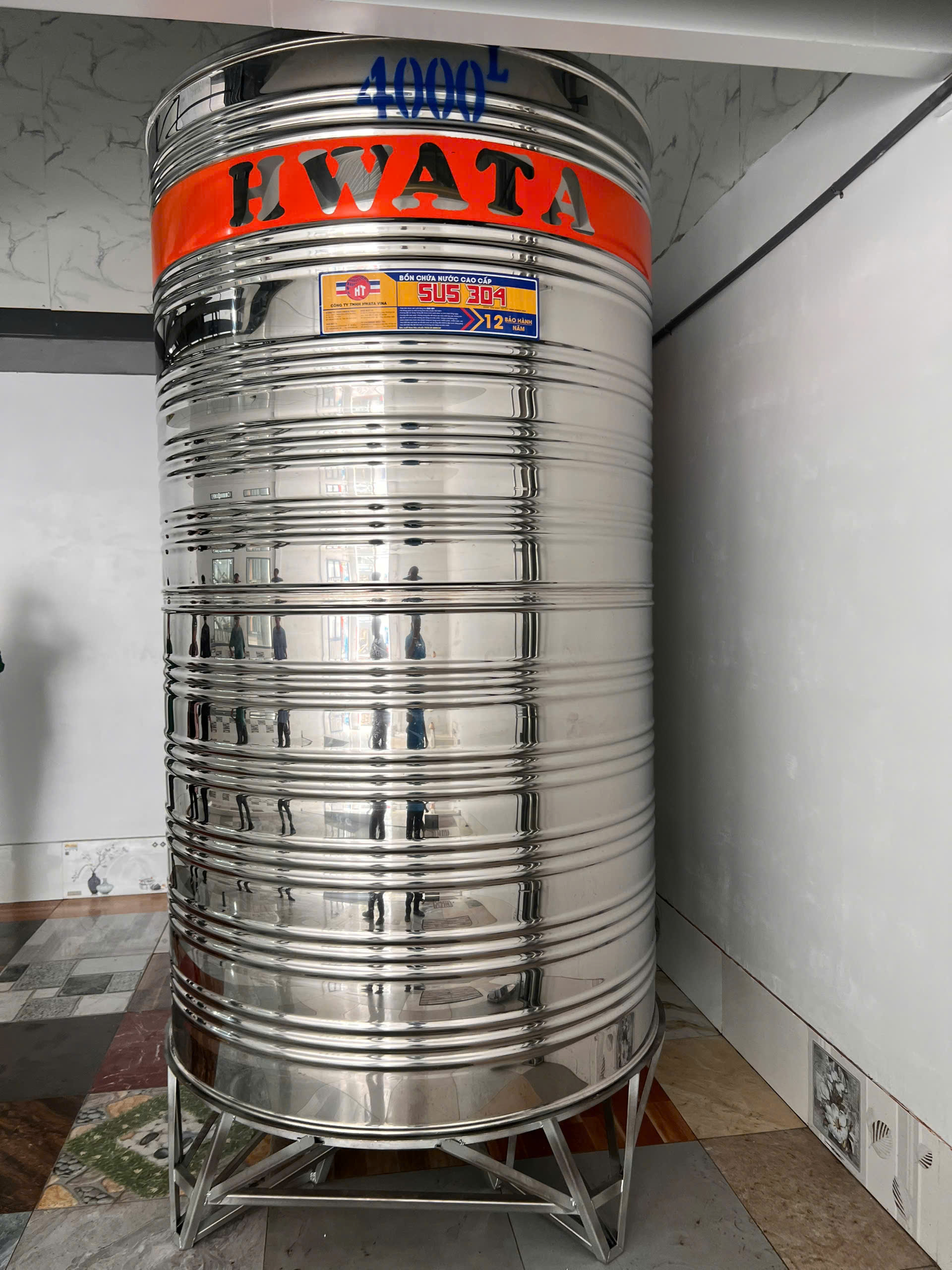 Cách chọn dung tích Bồn Nước Inox Công Nghiệp 8000L Đứng phù hợp