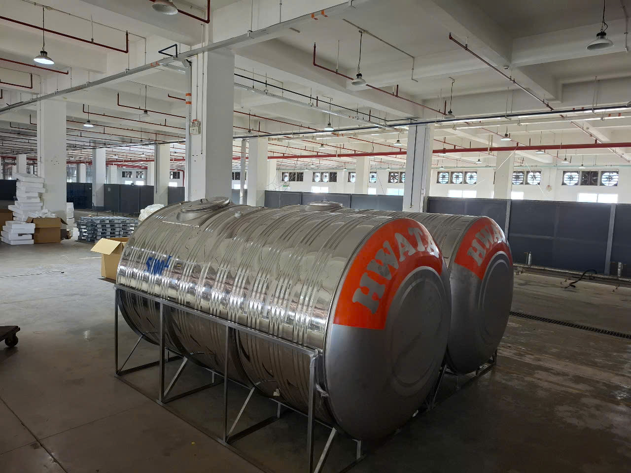 Kỹ thuật lắp đặt Bồn Nước Inox Công Nghiệp 8000L Ngang