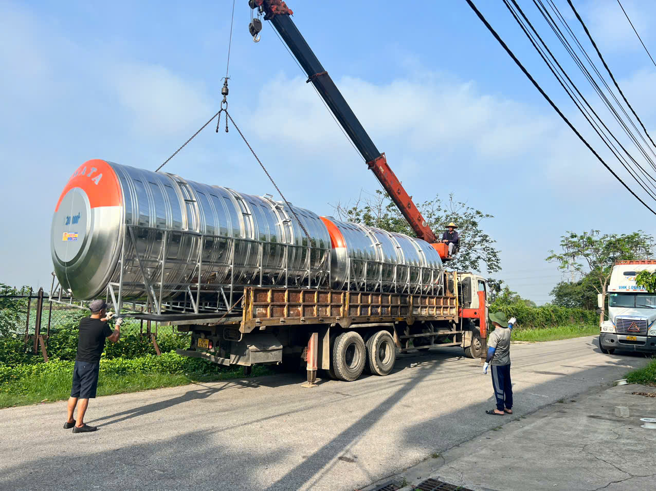 Bồn nước công nghiệp inox SUS304 dung tích 25000L