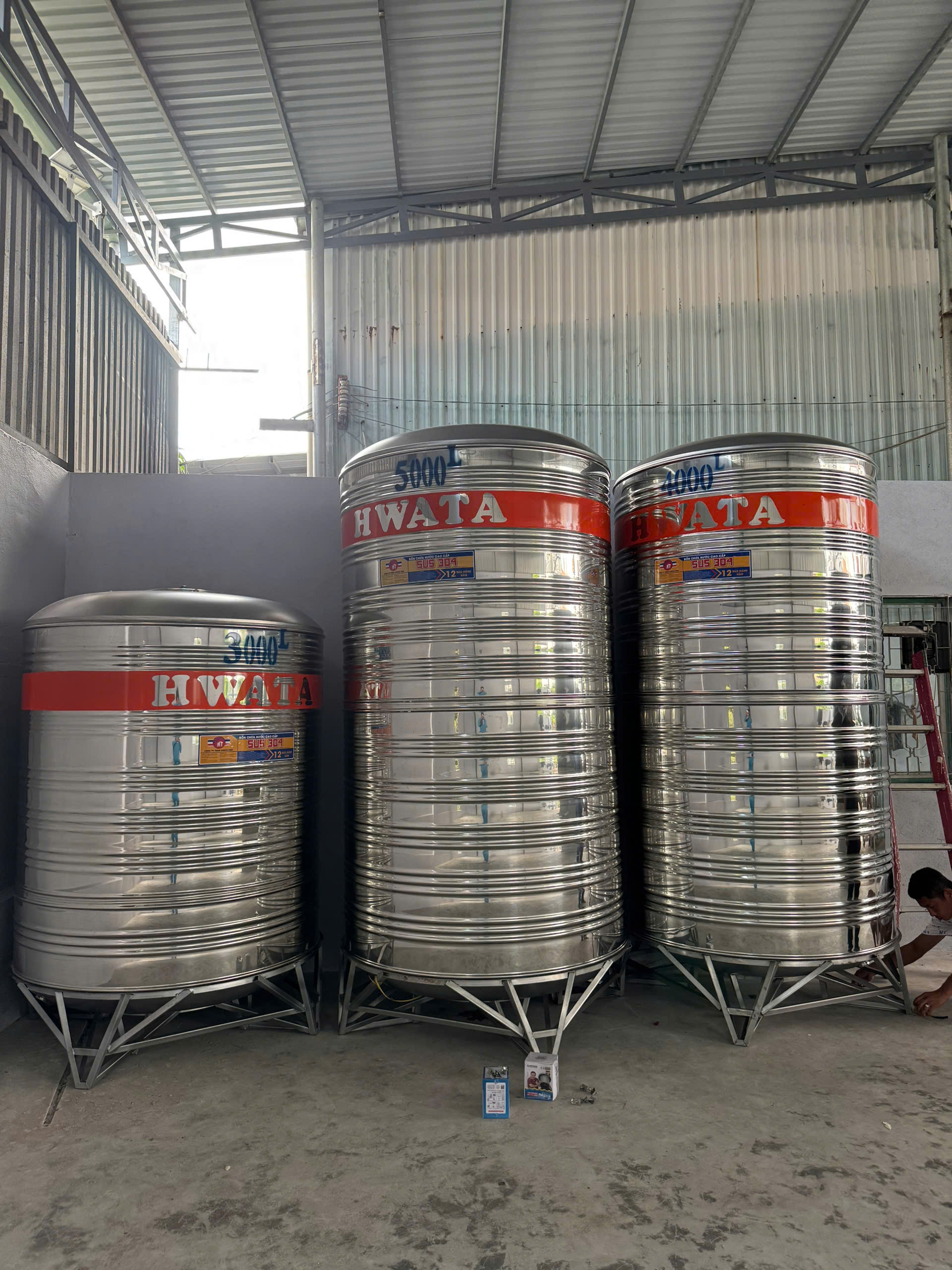 chọn dung tích bồn inox Hwata theo số người dùng