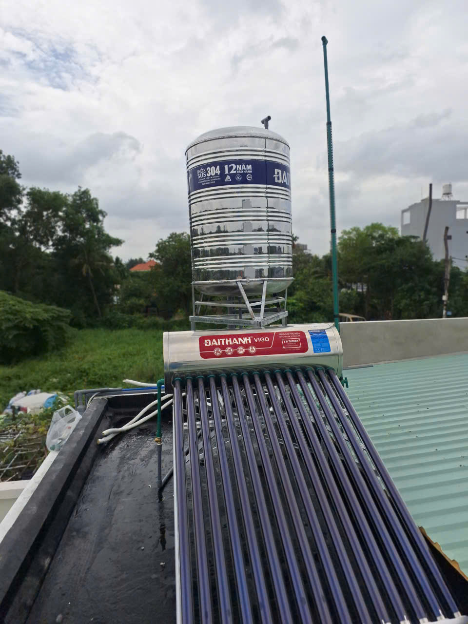 Checklist các vị trí không nên sơn trên bồn nước inox như nắp van ren đường nước