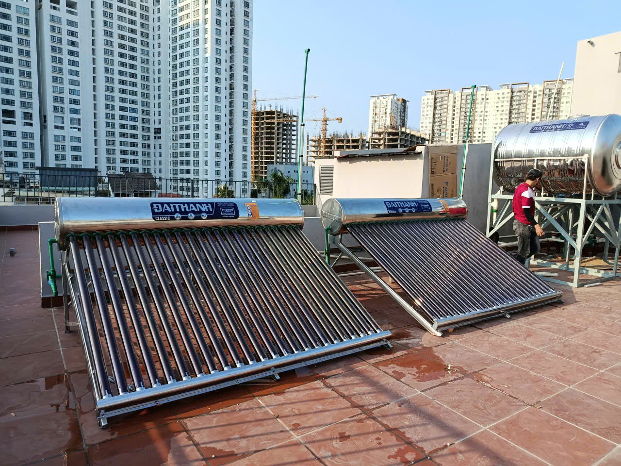 Máy năng lượng mặt trời 250L theo thương hiệu