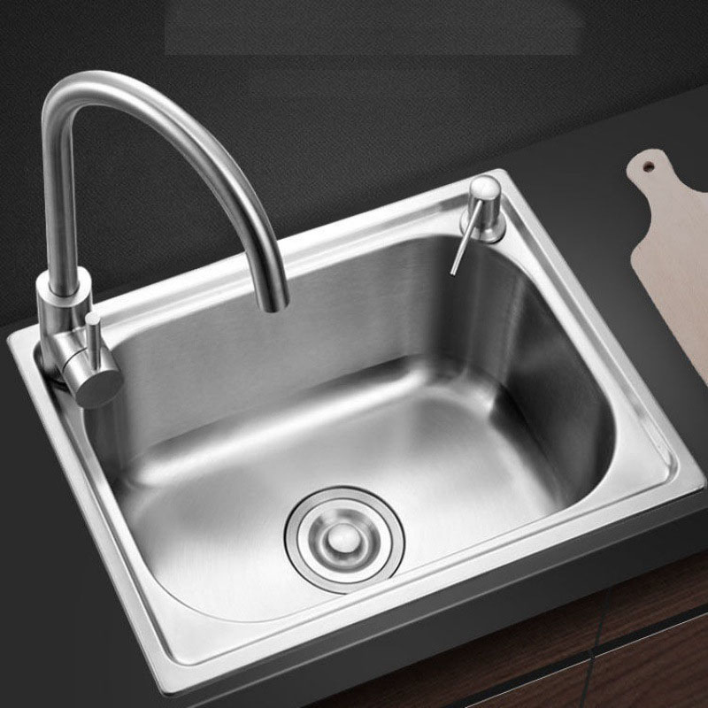 Chậu inox 1 ngăn cho căn hộ nhỏ