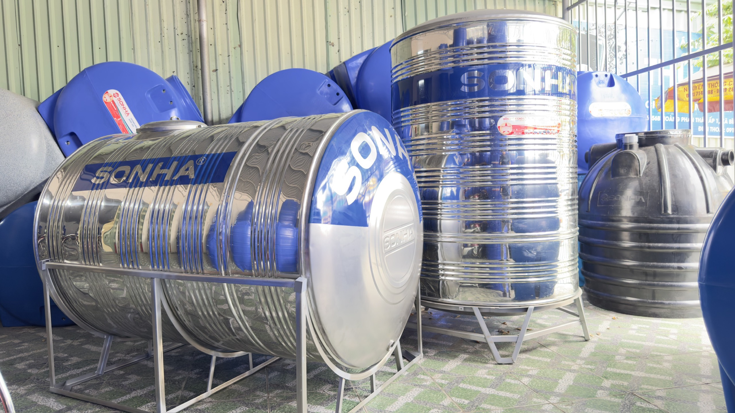 Bồn nước công nghiệp inox SUS304 dung tích 10000L