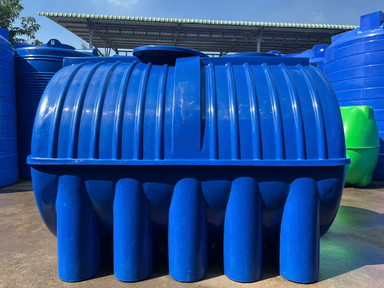 Bồn Nhựa 1500L Ngang chính hãng giá tốt
