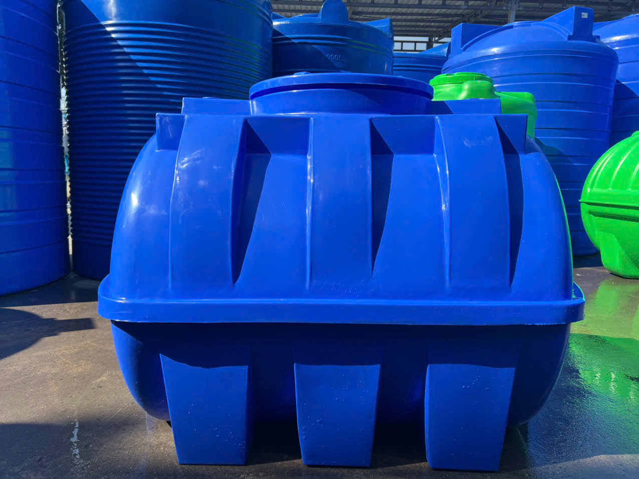 Bồn Nhựa 500L Ngang đặt vững cho gia đình