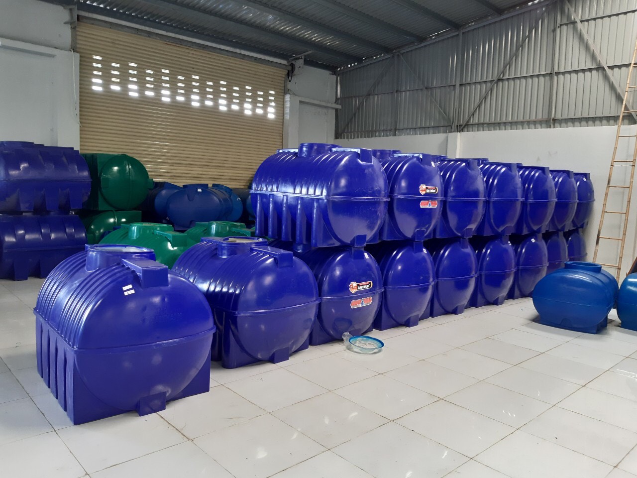 Lắp đặt Bồn Nhựa 500L Ngang an toàn cho gia đình
