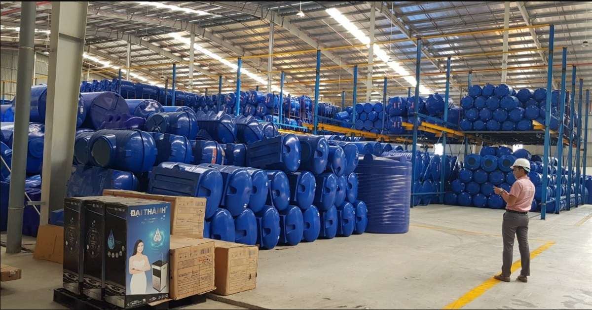 Giao hàng Bồn Nhựa 500L Đứng toàn quốc tại Toàn Phát