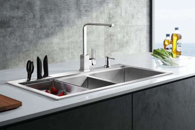 Chậu rửa chén inox Sơn Hà cho căn hộ và nhà phố