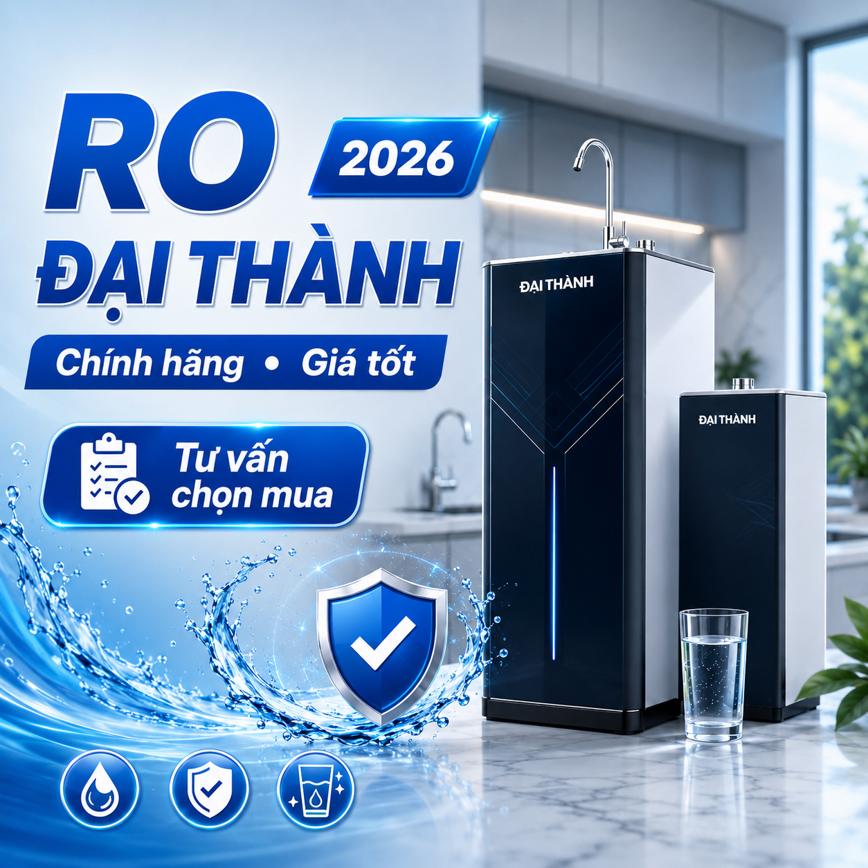 máy lọc nước Đại Thành chính hãng