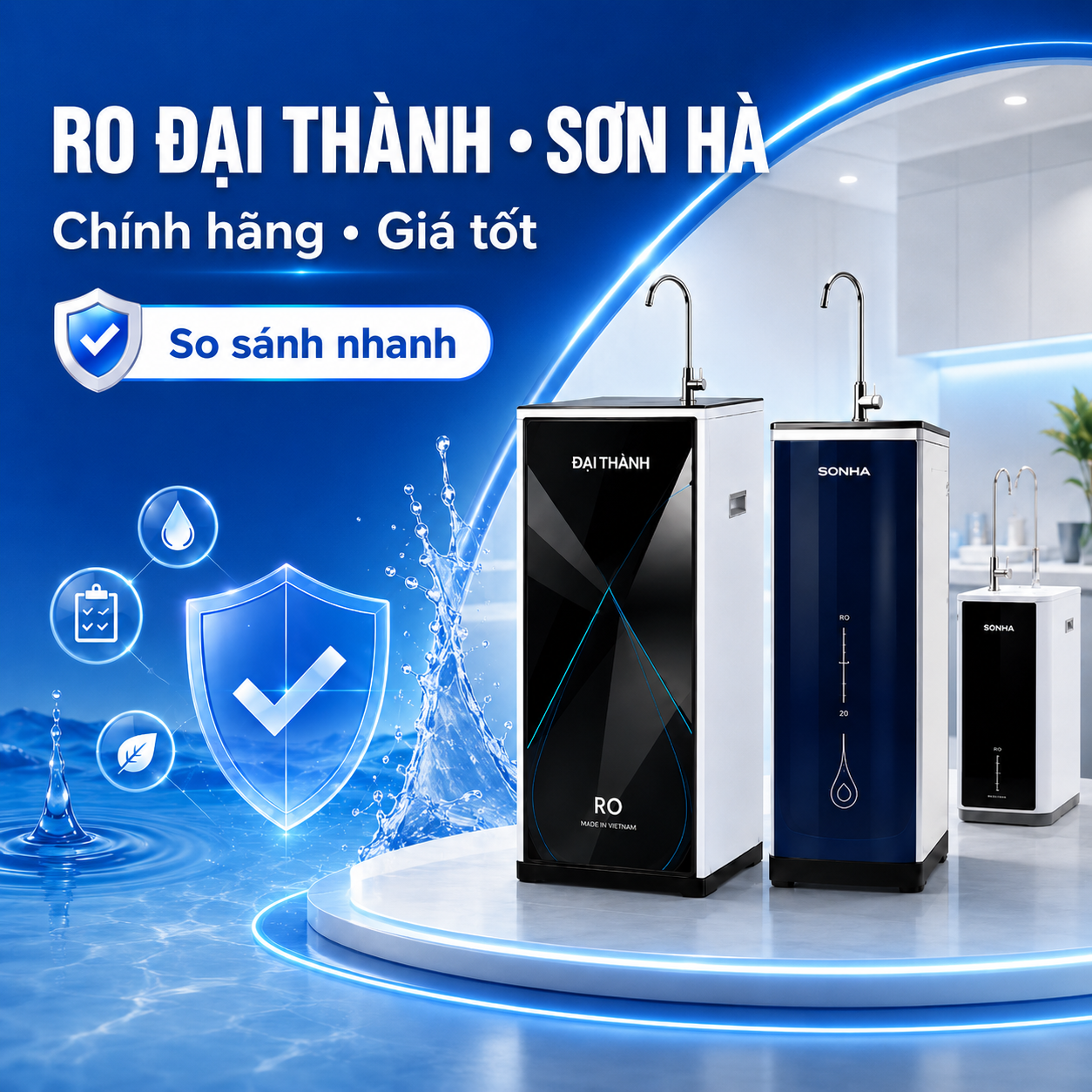 máy lọc nước RO chính hãng Đại Thành Sơn Hà