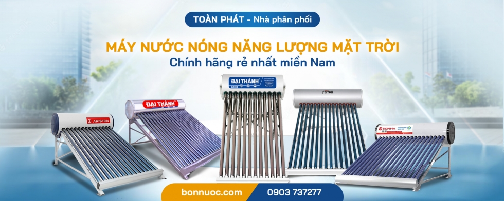 Toàn Phát phân phối máy nước nóng năng lượng mặt trời chính hãng