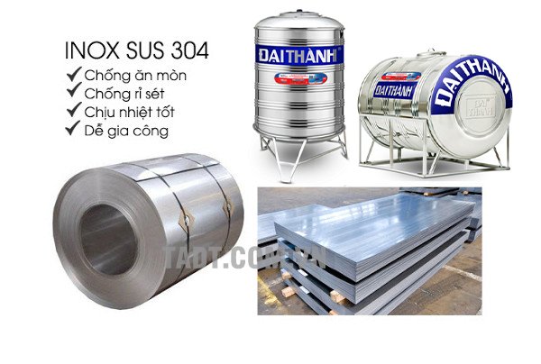 Vật liệu tấm inox SUS304